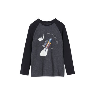 T-shirt motif graphique manches raglan VERTBAUDET