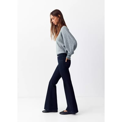 Jean flare rinse wash MANGO TEEN