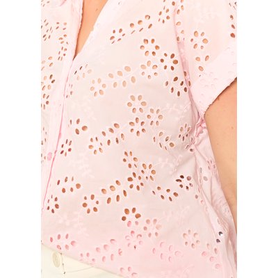 Chemise brodée ajourée LOLALIZA