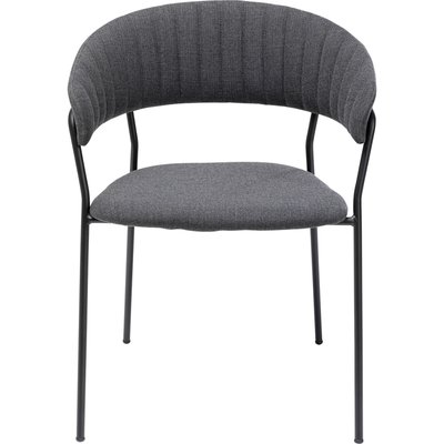 Chaise avec accoudoirs Belle rose KARE DESIGN