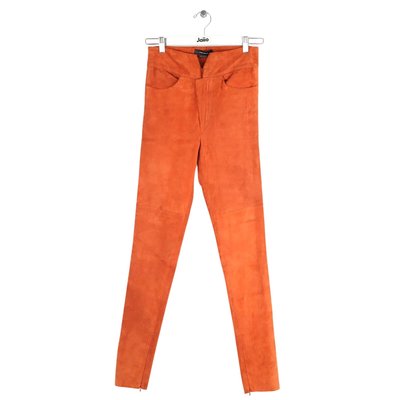 Pantalon slim en cuir - Très Bon État ISABEL MARANT