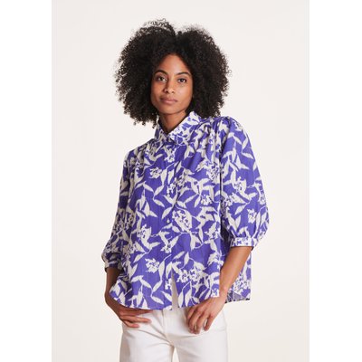Chemisier en voile de coton biologique ample LA FEE MARABOUTEE
