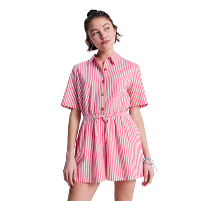 Combinaison courte avec col REAL TOMORROW STRIPE. ROXY