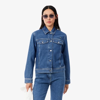 Veste denim coton LACOSTE