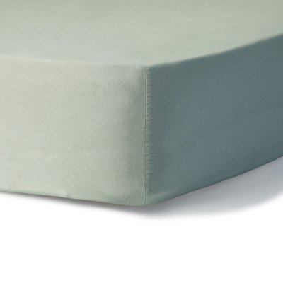 Drap housse coton lavé LUNA FEBRONIE