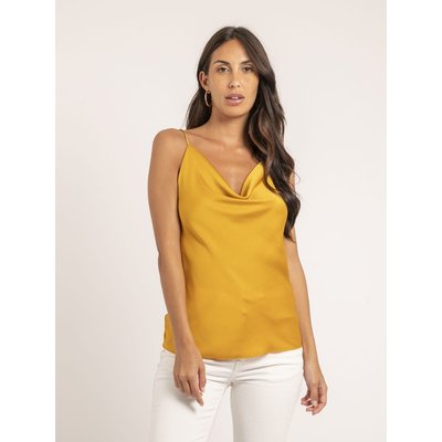 Caraco Satin Col Bénitier Flamell DONA LISA