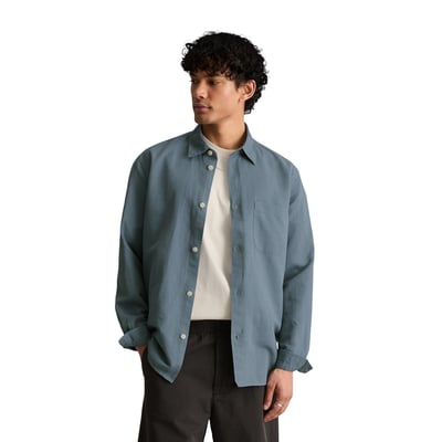 Chemise regular en lin et en coton bio MARC O’POLO DENIM