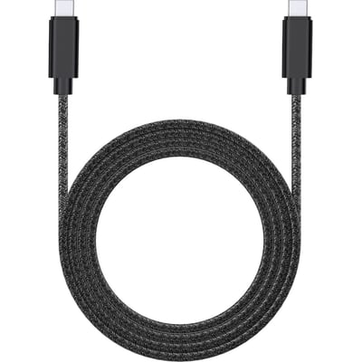 Câble USB C vers USB-C 2M 100W Noir ADEQWAT