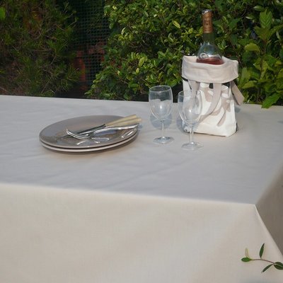 Nappe enduite carrée ou rectangle UNI 2 FLEUR DE SOLEIL