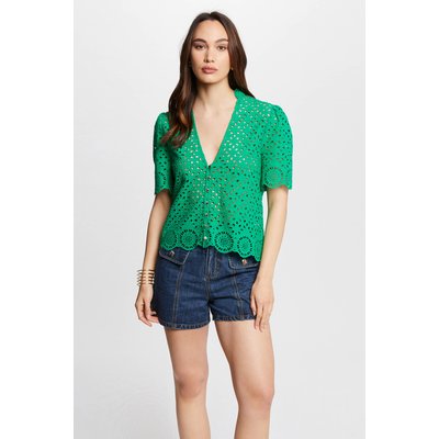 Chemise broderie anglaise MORGAN
