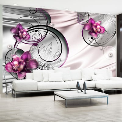Papier peint intissé panoramique Fleurs Wave of pleasure EDEN
