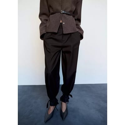 Pantalon bouffant avec nœuds MANGO