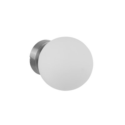 Applique globe Roxanne chrome mat MILLUMINE