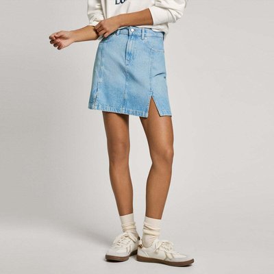 Jupe Courte Coupe Regular En Denim PEPE JEANS