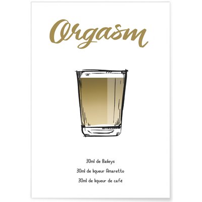 Affiche Shooter Orgasm L'AFFICHERIE