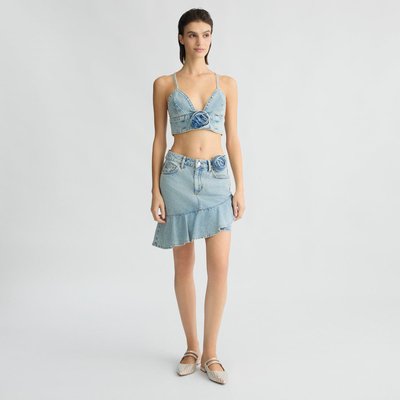 Minijupe en toile denim LIU JO