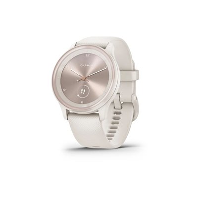 Montre santé Vivomove Sport PeachGold bracelet ivoire GARMIN