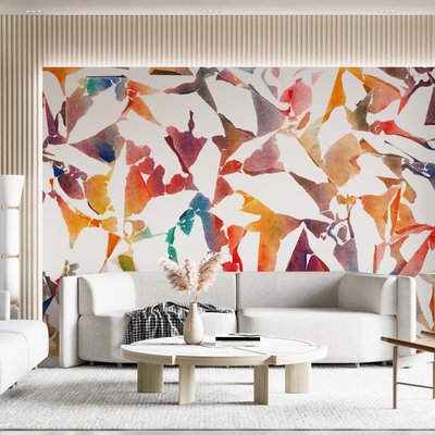 Papier peint panoramique et moderne avec effet de matières - 340x260 cm (l x h) LA TOUCHE ORIGINALE