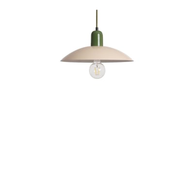 Suspension ronde en métal finition brillant  35cm- YVONNE DRAWER