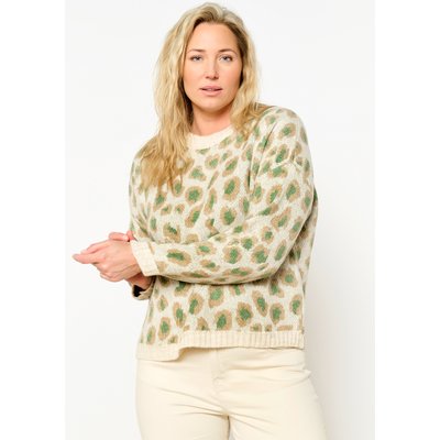 Pullover en jacquard à imprimé léopard LOLALIZA