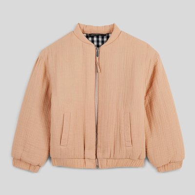 Cardigan à zip en gaze de coton BIO MONOPRIX