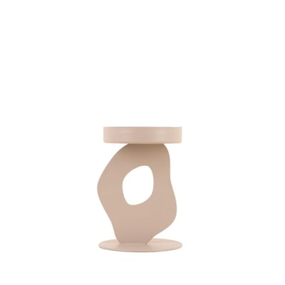 Bougeoir métal organique 13cm ORNAMI