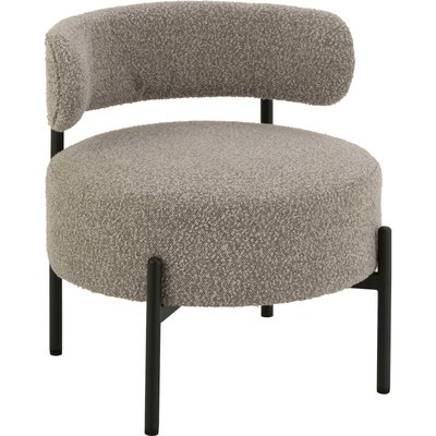 chaise lounge design  en bois et polyester boucle élégante RECOLLECTION