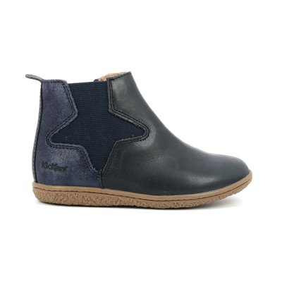 Boots Cuir Vermillon KICKERS