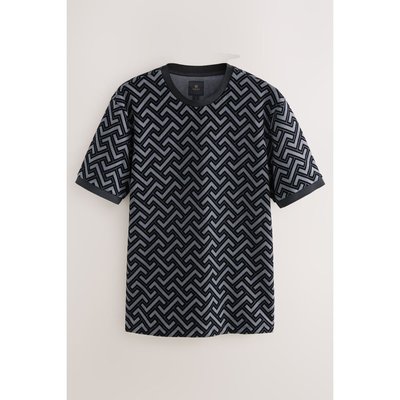 T-shirt habillé à motif floqué NEXT