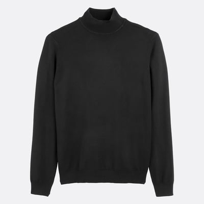 Maglione con collo alto in maglia fine LA REDOUTE COLLECTIONS