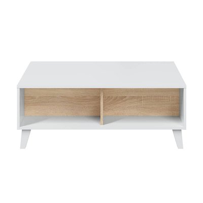 Table basse avec plateau partiellement relevable L100 cm - Zaiken Plus CALICOSY