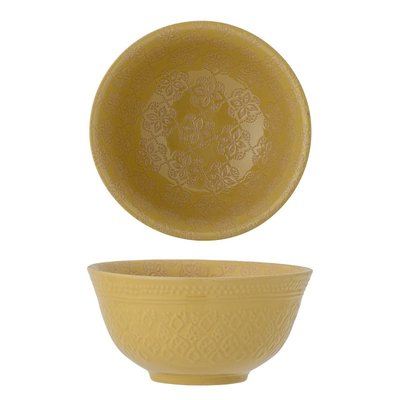 Bol grès motif relief  Marsala BLOOMINGVILLE