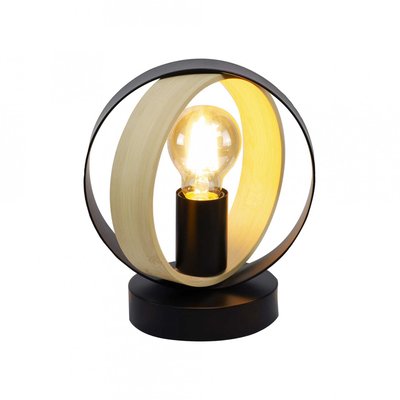 Lampe à poser tactile en bambou et métal, ARABEL C-CREATION