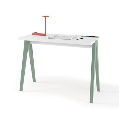 Bureau en mélamine et hêtre cérusée, Colmar HERDASA