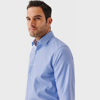 Chemise Slim fit sans repassage à carreaux vichy ACROSS