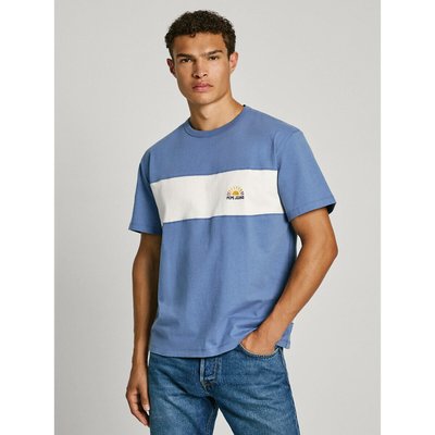 T-shirt met geborduurd logo PEPE JEANS