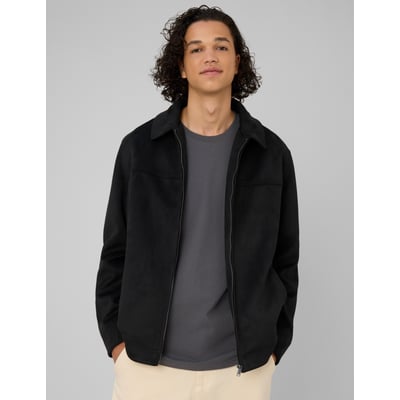 Veste zippée en suédine BZB