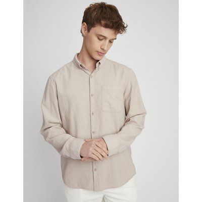 Chemise texturée unie droite BZB