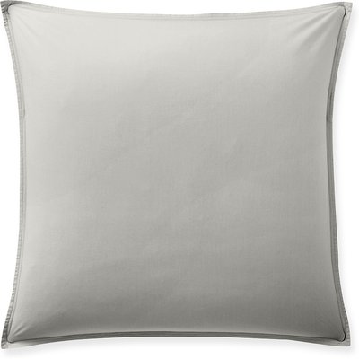 Taie d'oreiller percale de coton lavé unie, Elegance BATON ROUGE
