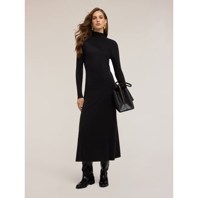Robe tube midi en maille avec découpe dans le dos MOTIVI