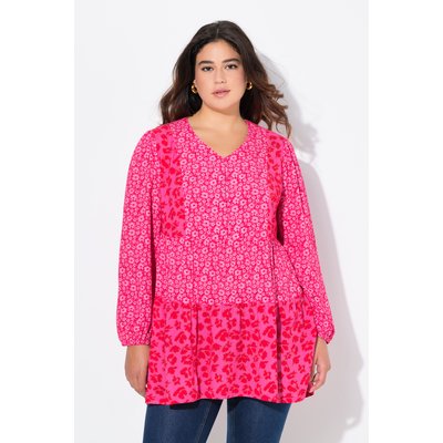 Blouse longue à fleurs ULLA POPKEN