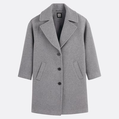Mid-Length Buttoned Coat LA REDOUTE COLLECTIONS