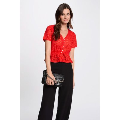 Tee shirt col v manches courtes MORGAN