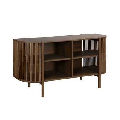 Buffet ouvert effet bois 160 cm style bohème, MARCUS OVIALA