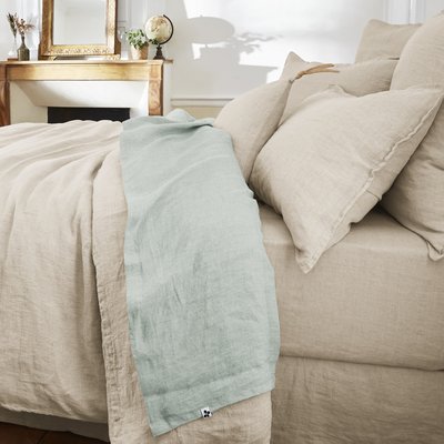 Drap plat lin lavé collection Soline EDEN