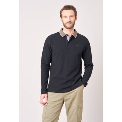 Polo regular homme en 100% coton avec finitions contrastées KAELON DEELUXE