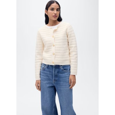 Veste maille détails ajourés MANGO