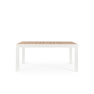 Table à manger de jardin extensible en métal L160/240 - FREJUS HELLIN, DEPUIS 1862