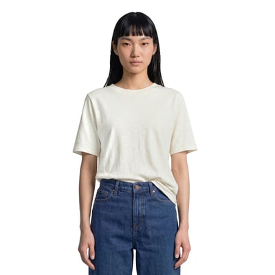 T-shirt en jersey slub loose en doux coton biologique MARC O’POLO DENIM