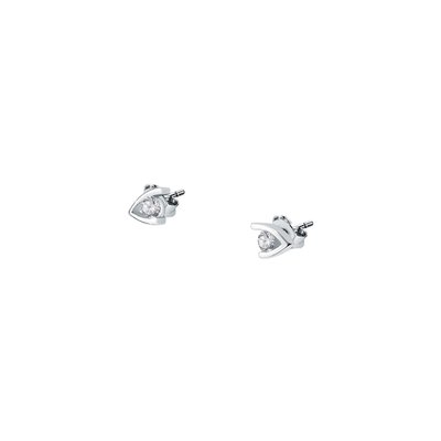 Boucles d'oreilles en argent 925 et oxyde de zirconium CLEOR